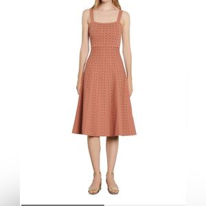 Sandro Terracotta Midi Dress